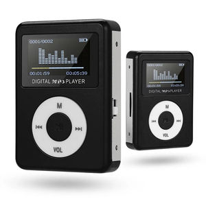 Factory Aluminum Mini MP3 <b>Player</b> 1.1 Inch LCD Screen TF Card Slot 18g Lightweight Music <b>Player</b> Portable for Sports Daily - Product Image 1