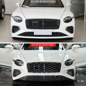 Modificación y Mejora de Automóviles 2026: Parachoques Delantero con Rejilla de Malla y Rejilla para Faros Antiniebla para Bentley Continental - Product Image 2