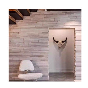 자연적인 돌 포도 수확 목욕탕 뒤 비말 긴 지구 겹쳐 쌓인 대리석 경작된 대리석 모자이크 타일 장식적인 도와 벽면 - Product Image 1