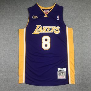 Vendite calde USA maglia da basket cucita di alta qualità briyant 8 uomo maglia maglietta S-2XL consegna rapida - Product Image 6