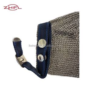 Gants de sécurité en maille d'acier inoxydable anti-coupure EN388/ANSI 5, anti-abrasion ISEA 9, non enduits - Product Image 4