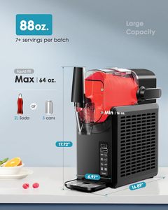 Nhà 88oz tự động mềm phục vụ <span class=keywords><strong>s</strong></span>ản xuất kem 6 chương trình cài <span class=keywords><strong>s</strong></span>ẵn nhà <span class=keywords><strong>s</strong></span>ản xuất slushy cho đồ uống đông lạnh margaritas frappé<span class=keywords><strong>s</strong></span> milkshakes - Product Image 4