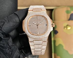 Top-quality full-diamond starry sky automatic mechanical watch - luxurious qualityelegant and stylishversatile for all occasions - Product Image 2