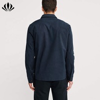 Blouson Chemise Homme Entièrement Zippé avec Poches Plaquées