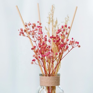 Home Spring & Floral Ensemble cadeau Offre Spéciale écologique de luxe 100ml Fleur sèche Diffuseur de roseau Bouteille en verre Recharge d'huile parfumée personnalisée - Product Image 5