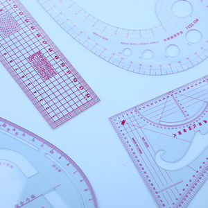 Vente en gros de règle de courbe française transparente ensemble de règle de courbe de tailleur règle de courbe française de couture de tailleur français - Product Image 4