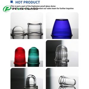 Luz LED de Advertencia con Domo de Vidrio para Conos de Tráfico Azules Modernos, Personalizada de Fábrica, con Cubiertas para Luces de Obstrucción Marítima y de Aviación - Product Image 2