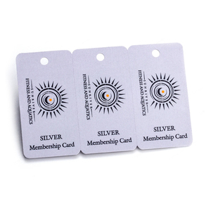 Tarjeta de visita de membresía de gimnasio RFID personalizada con chip de código QR NFC - Product Image 1