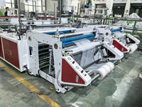 Machine de scellage et de découpe de fonds de sacs en LDPE plus épais avec 4 servomoteurs DLQ-1200C