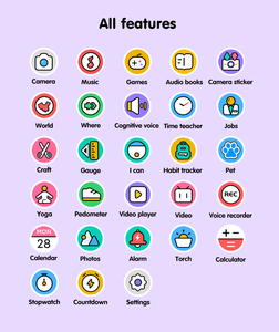 Nhà Máy Giá Đồ Chơi Xa36 Trẻ Em Smartwatches Yoga Craft Pet Âm Nhạc Máy Ảnh Câu Chuyện Trẻ Em Trò Chơi Thông Minh Đồng Hồ Quà Tặng Cho Bé Trai Cô Gái - Product Image 6