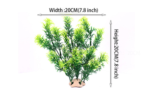 Suprimentos De Aquário Conjunto De Aquário Cenário Do Tanque De Peixes Plantas Falsas Plantas De Água Simuladas Plantas De Água Plásticas - Product Image 2