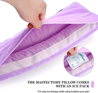Coussin de récupération corporelle pour ceinture de sécurité, pour la poitrine, le cœur et la mastectomie - 100 % polyester, design ergonomique