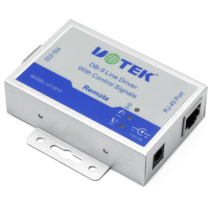 UOTEK Extensor Convertidor <span class=keywords><strong>RS232</strong></span> de 5 Puertos, Adaptador con Conector <span class=keywords><strong>DB9</strong></span>+RJ45, 300-115200bps, Full/Half Duplex, Alimentación 9-24VDC, UT-3212 - Product Image 5