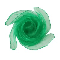 60cm Carré Scène Petite Gaze Solide Couleur Mousseline De Soie Nylon Enfants Danse Performance Foulard En Soie Jeu Mouchoir Fabricants
