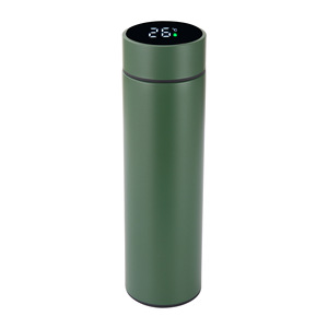 304 Stainless Steel Double-Layer Vacuum Temperature Display <b>Insulated</b> <b>Cup</b> Business Gift Straight <b>Cup</b> Large Capacity - Product Image 3