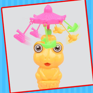 Chenghai Jouet Ville En Plastique Pas Cher Éclairage Jouet Flash Grenouille Carrousel Bâton Jouet avec Bonbons Bonne Vente en Supermarché - Product Image 6