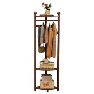 <span class=keywords><strong>Appendiabiti</strong></span> ad Angolo in Legno Massello per Camera da Letto e <span class=keywords><strong>Ingresso</strong></span>, Scaffale Portaoggetti per Piccoli Appartamenti, Stile Nordico - Product Image 6