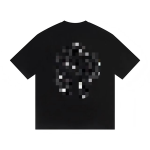 Vendita all'Ingrosso di T-shirt in Cotone a Maniche Corte di Alta Qualità con Stampa Originale Chrome Heart Cross sul Retro - Product Image 2