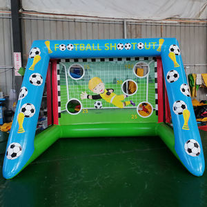 <span class=keywords><strong>But</strong></span> de football gonflable pour événements sportifs amusants, produit en vente directe, fabriqué en PVC, équipement de jeu de tir au football - Product Image 1