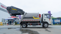 Camion à ordures compacteur diesel KAILIFENG de haute qualité 7m3 petit camion avec boîte de vitesses moteur conçu pour la collecte des déchets