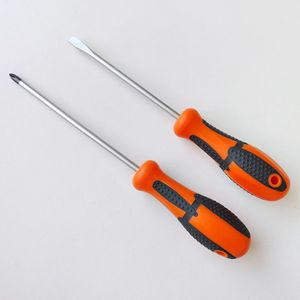 Dual Color Screwdriver Set Magnetic Cross Flat Head High Hardness Household Tool Custom Made Metric Standard - Product Image 1