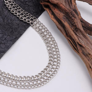 Fashion <b>Chain</b> For Martin <b>Boots</b> Metal Link Decor Unisex Shoe Accessory White K Zinc Alloy Style - Product Image 4