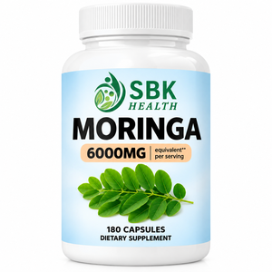 Cápsulas de Moringa con Etiqueta Personalizada, Mezcla de Moringa Oleifera, Apoya el Sistema Inmunológico y la Salud Digestiva, Hoja de Moringa Oleifera - Product Image 1