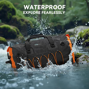 Échantillon gratuit, prix compétitifs, sac de vélo de sport imperméable en PVC 500D, sac de livraison, sac de vélo, sac de moto, sac de siège arrière - Product Image 4