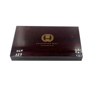 Sang trọng bóng sơn mài <span class=keywords><strong>Rose</strong></span> gỗ kết thúc bằng gỗ hộp đồng xu - Product Image 1