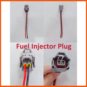 Conector de Inyector de Combustible de Dos Cables 100% Nuevo para Motocicletas, Conector Universal Impermeable para Honda y Haojue - Product Image 2