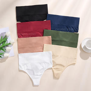 Groothandel Dames Naadloze Slipje Hoge Taille Sexy String Dames Jong Meisje Buikcontrole Ondergoed Yogabroek - Product Image 6