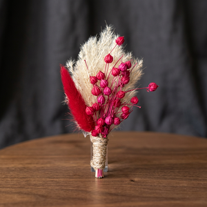 Hermosa Mini Flor Artificial Hecha a Mano para Solapa, Delicado Pin Floral para Boda, Padrinos de Boda, Damas de Honor, Decoración de Fiesta - Product Image 2