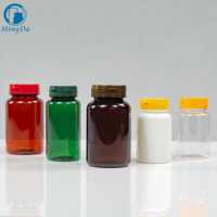 150ml PET Transparent Pilule Bouteille En Plastique Capsule Conteneur avec Couvercle Résistant Aux Enfants pour Vitamine Supplément Bonbons Emballage