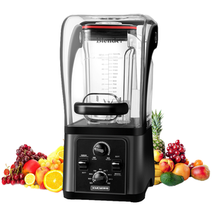 Alta potência de 1,6 litros comercial espremedor elétrico liquidificador multifuncional smoothie silencioso fabricante para uso do hotel recipiente plástico - Product Image 4