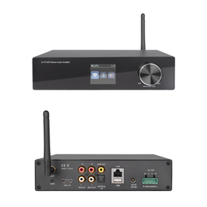 <span class=keywords><strong>Amplificateur</strong></span> stéréo Hi-Fi avec entrée PHONO 275Wx2 WiFi Bluetooth 5.4 AirPlay DLNA pour tourne-disque <span class=keywords><strong>vinyle</strong></span> - Product Image 1