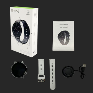 Tốt Nhất Smartwatch Gen6 Vòng Màn Hình Xoay Nút Bt Gọi Điện Thoại Thể Thao Chế độ Người Đàn Ông Đồng Hồ Thông Minh Đồng Hồ Cho IOS <span class=keywords><strong>Android</strong></span> - Product Image 2