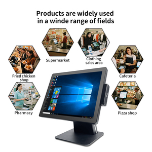 Système de point de vente tactile tout-en-un POFX Factory Direct 15 pouces I5 - 8 Go + 128 Go, <span class=keywords><strong>prix</strong></span> bas, vente en gros, <span class=keywords><strong>terminal</strong></span> de <span class=keywords><strong>paiement</strong></span>, caisse enregistreuse - Product Image 3