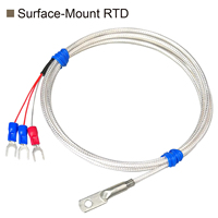 Waterproof PT100 Temperature Sensor Stainless Steel Platinum RTD Embedded Fast Response Industrial Probe