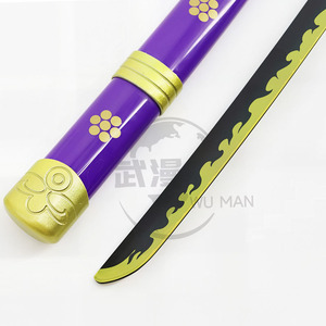 Katana <span class=keywords><strong>Enma</strong></span> de Metal de 45 cm, Espada Triple de <span class=keywords><strong>Zoro</strong></span>, Espada Coleccionable sin Afilar para Colección, Edades 5+, Unisex - Product Image 4