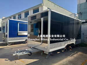 Remolque de comida móvil estándar canadiense, remolque cuadrado de comida rápida, furgoneta de cocina - Product Image 3