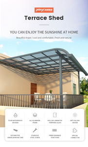 Nhôm Hướng dẫn sử dụng Windproof thiết kế mới ngoài trời tán không thấm nước ngoài trời nhôm pergola mái hiên Patio Bìa - Product Image 3