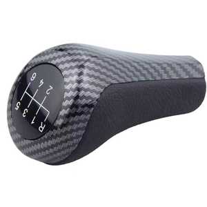 Carbon Fiber <b>Gear</b> Shift <b>Knob</b> Manual Transmission BMW 5 6 Speed Ergonomic Design - Product Image 2