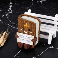 Cadeaux chrétiens faits main en crochet pour adolescents, filles, garçons, hommes - Mini Jésus catholique pour la Confirmation, cadeau de Noël pour le bas de Noël