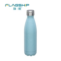 Bouteille isotherme à double paroi en acier inoxydable 304SS 18-8 de 500 ml, tasse droite pour sublimation, bouteille de sport