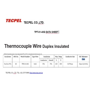 TECPEL TPT-01 โพรบเทอร์โมคัปเปิลชนิด K เส้นผ่านศูนย์กลาง 0.32 มม. สายสีเหลือง เซ็นเซอร์วัดอุณหภูมิสูงขนาดกะทัดรัด ควบคุมกระบวนการได้อย่างแม่นยำ - Product Image 5