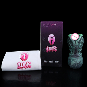 เครื่องช่วยสำเร็จความใคร่ชาย LUUK Alien Snake รูปทรงงู ทำจากซิลิโคน ช่องคลอดจำลอง ของเล่นทางเพศสำหรับผู้ชาย OEM - Product Image 4