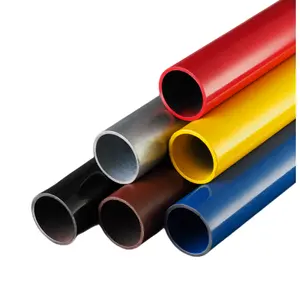 UL/FM Fire tube sch 10/sch 40 grooved ends ERW red painted steel pipes