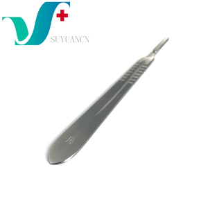 Manche de scalpel de qualité supérieure # <span class=keywords><strong>4L</strong></span> manche de couteau de scalpel en acier inoxydable antirouille léger et durable - Product Image 2