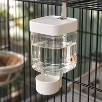 Ensemble mangeoire et abreuvoir transparents pour oiseaux avec accessoires de nid suspendu – Vente en gros