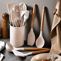 Outils de cuisine de luxe Gadgets Accessoires Ustensiles de cuisine en silicone Ustensiles de cuisine en silicone Ensemble d'ustensiles de cuisine